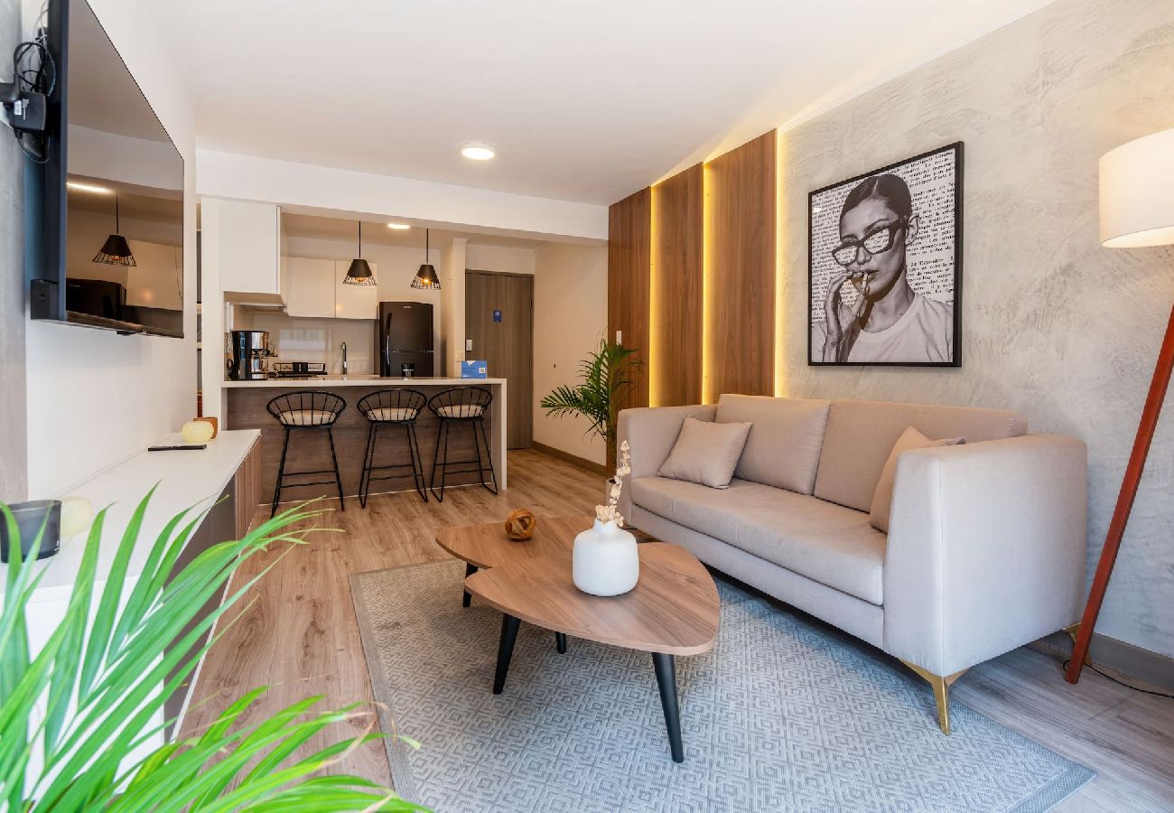 Sala del apartamento Maddison Geko en San Isidro