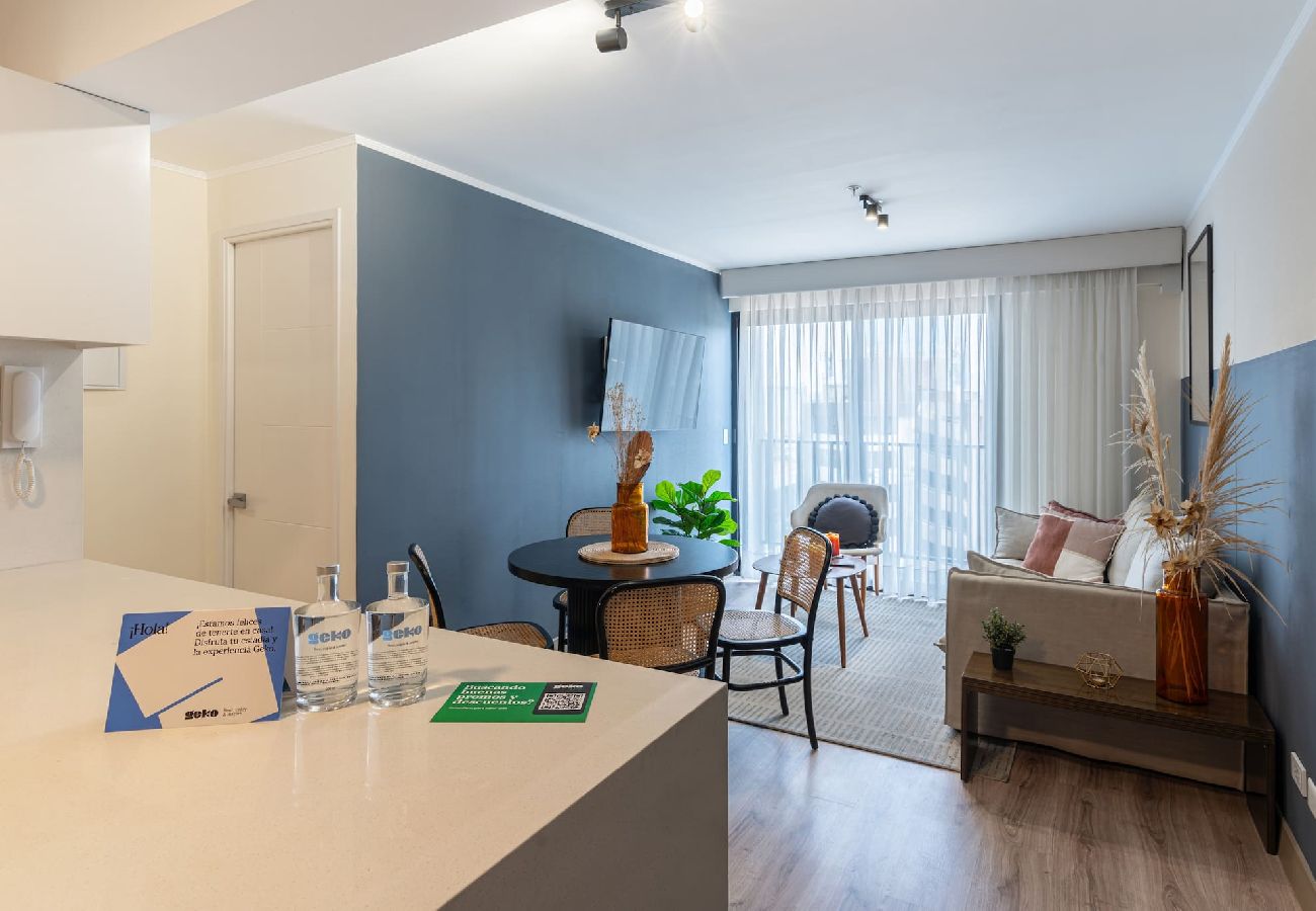 Sala del apartamento Bluespirit Geko en San Isidro