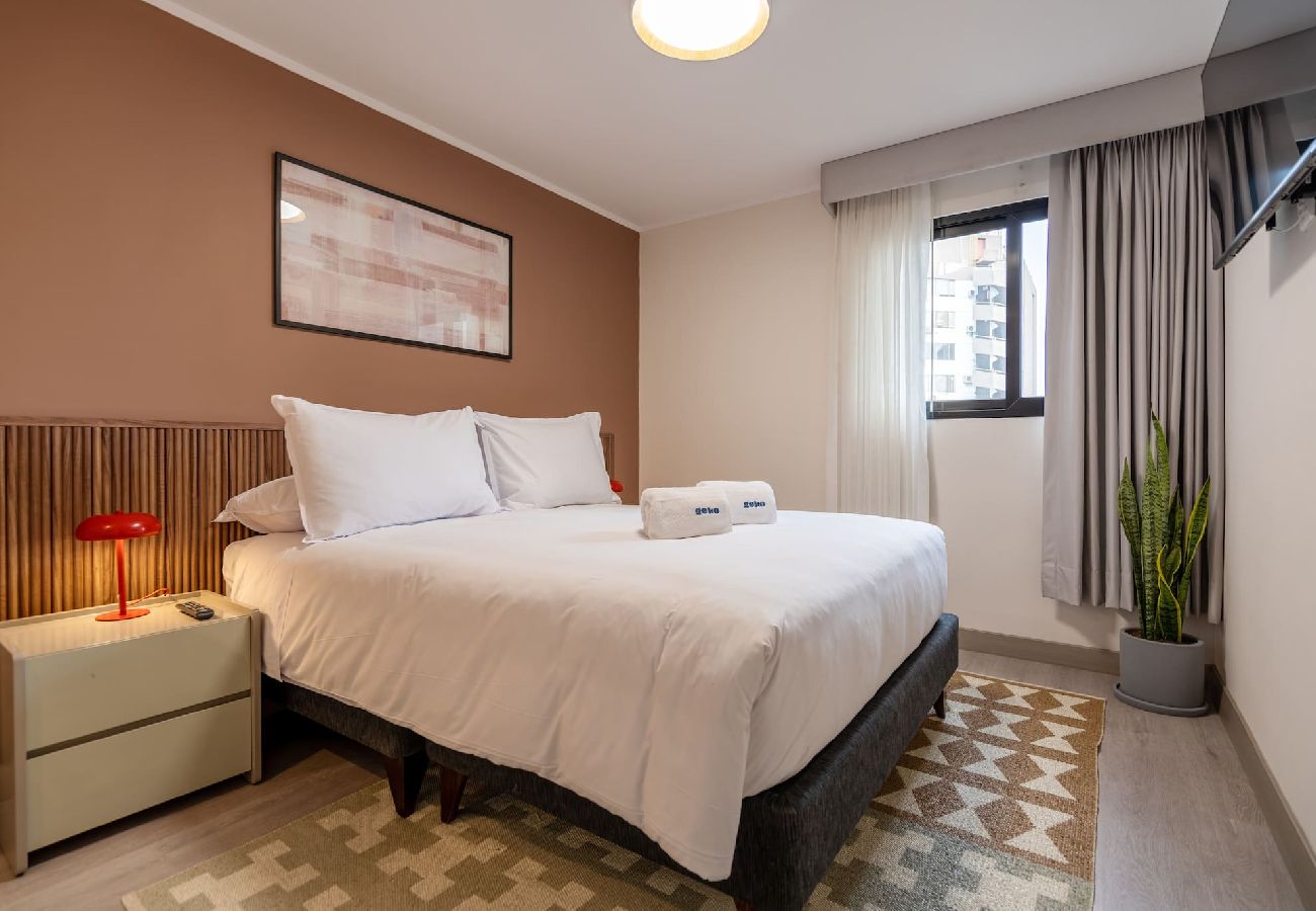 Habitación principal del apartamento Waffle Geko en San Isidro