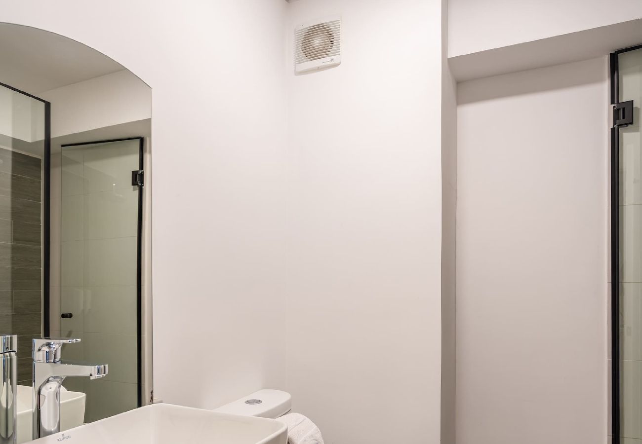 Baño del apartamento Waffle Geko en San Isidro