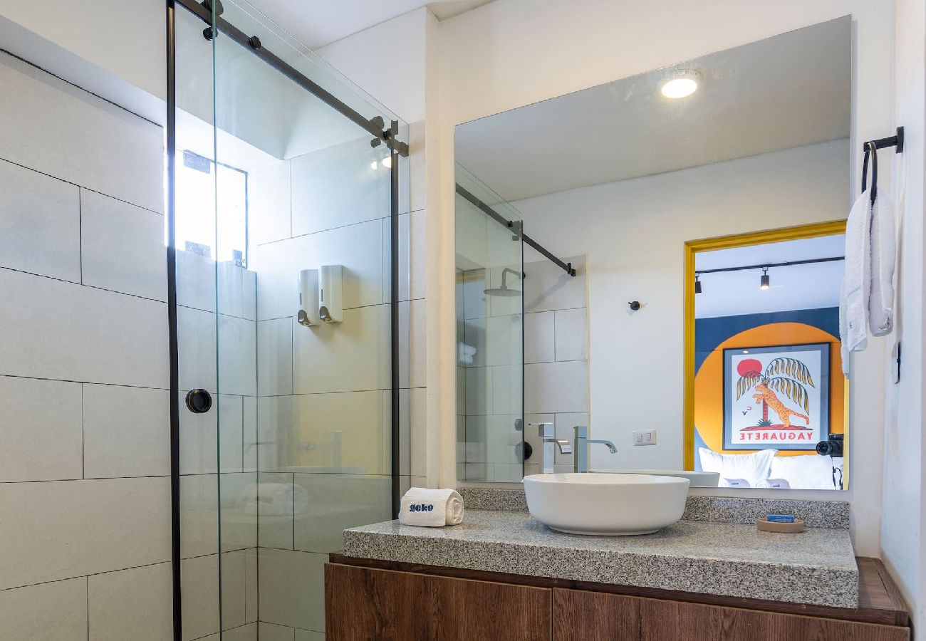 Baño del apartamento Yaguar Geko en Miraflores