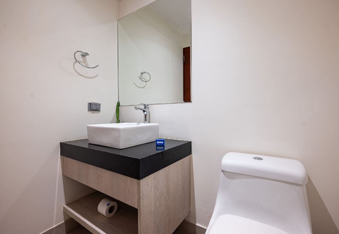 Baño del apartamento Taurus Geko en Miraflores