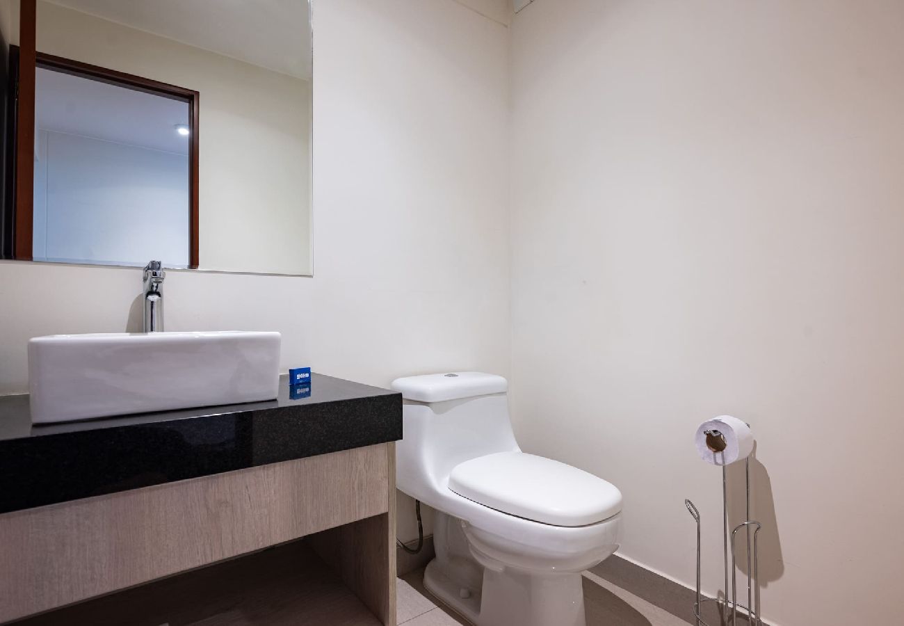 Baño del apartamento Taurus Geko en Miraflores