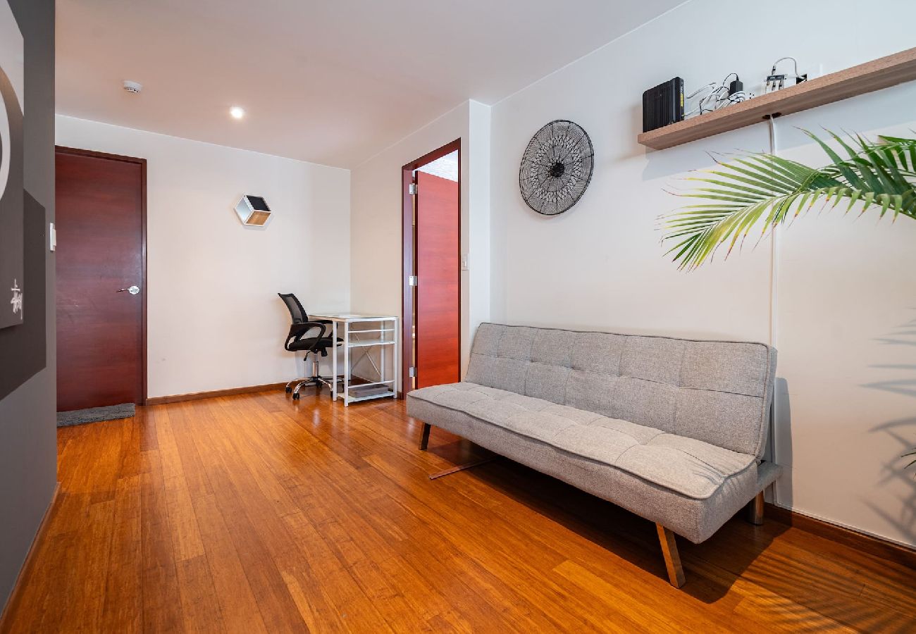 Sala del apartamento Taurus Geko en Miraflores