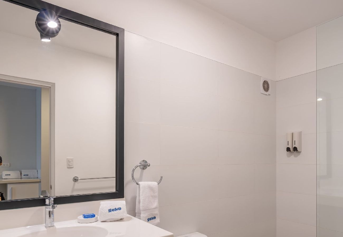 Baño del apartamento Wonderland Geko en Miraflores