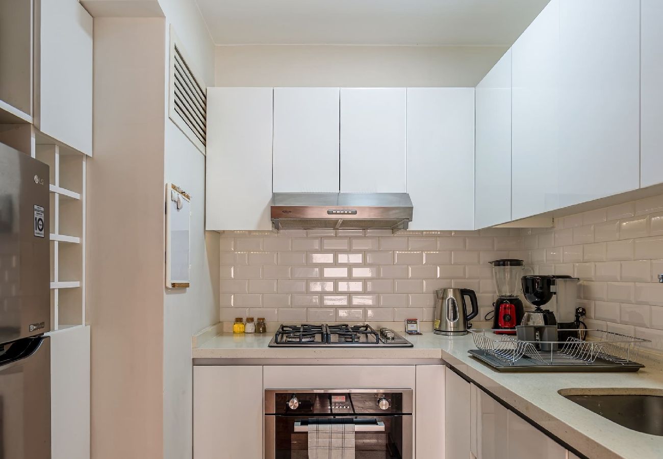 Cocina del apartamento Golfish Geko en San Isidro