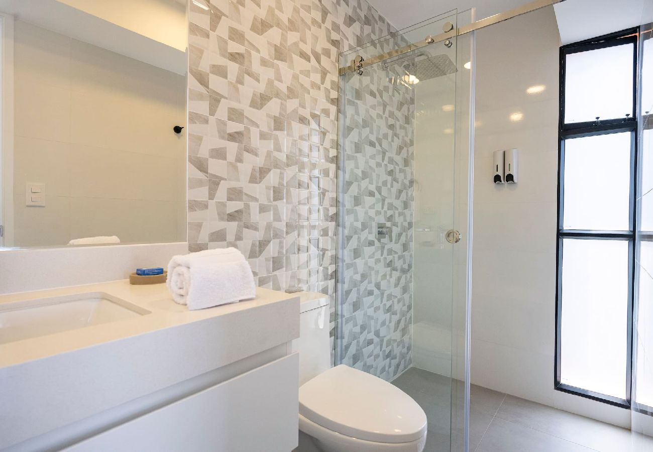 Baño del apartamento Color house Geko en Miraflores