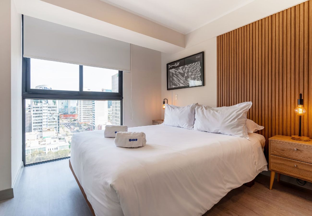 Habitación principal del apartamento Tokio Geko en San Isidro