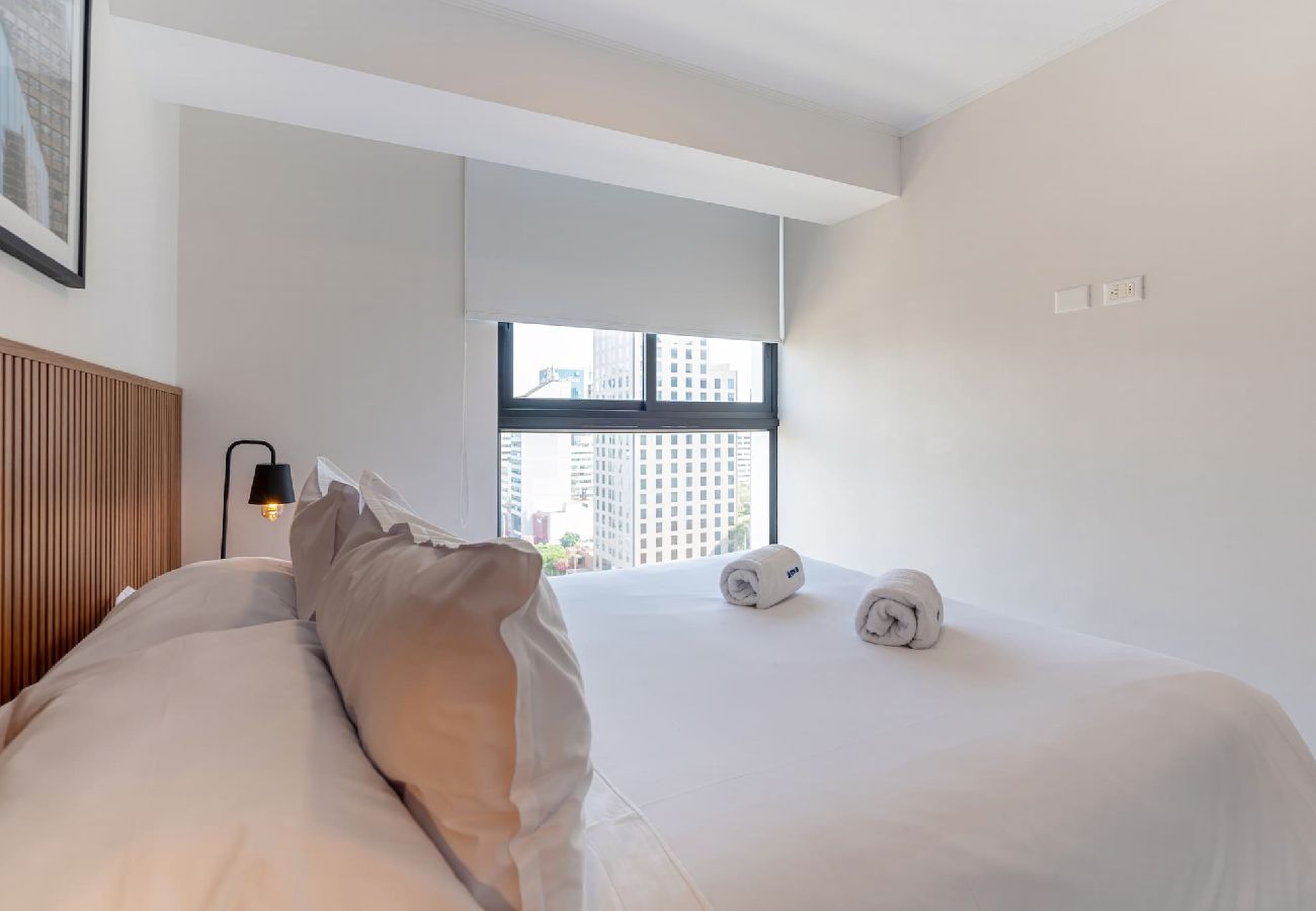 Habitación principal del apartamento Tokio Geko en San Isidro