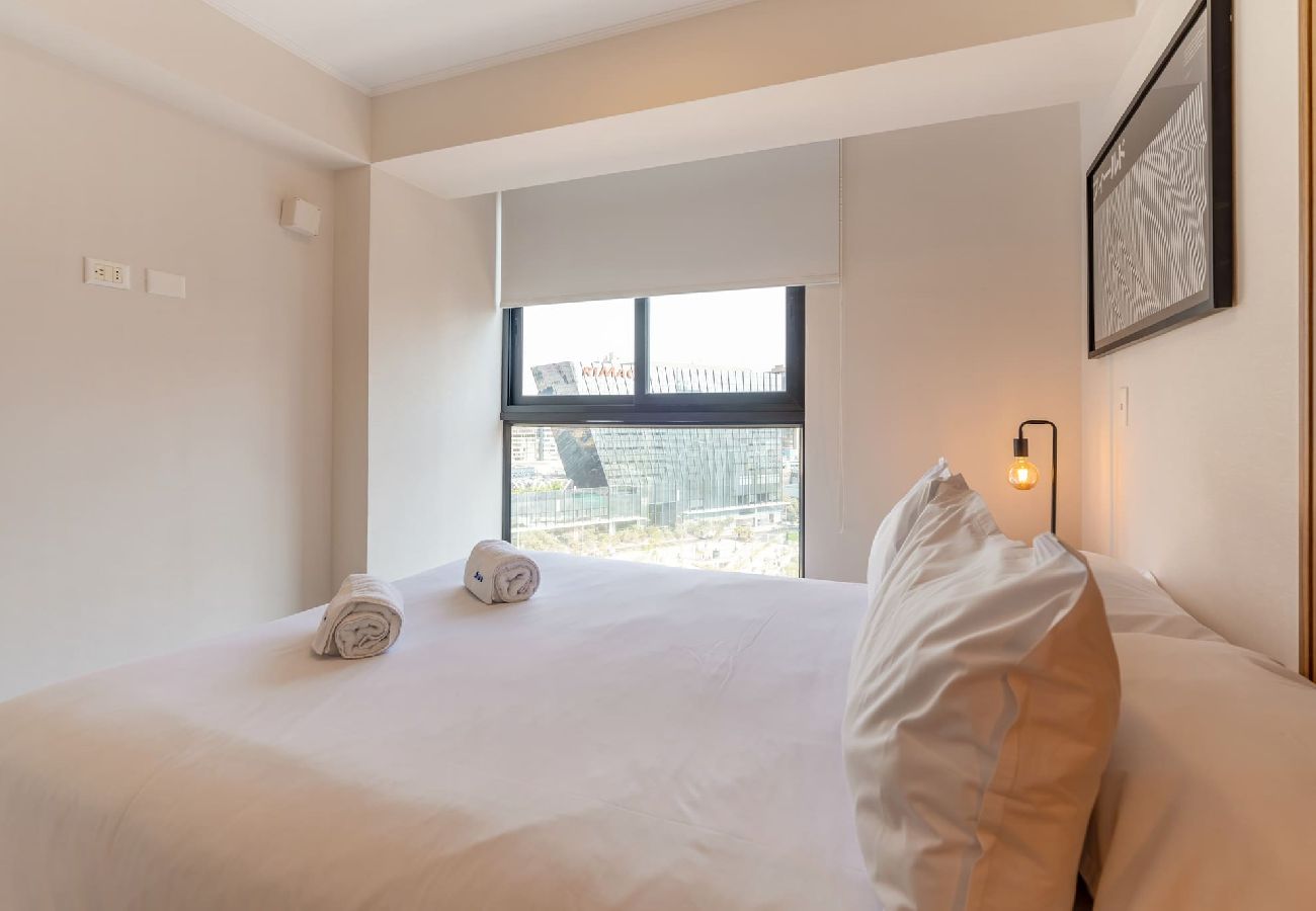 Habitación principal del apartamento Tokio Geko en San Isidro