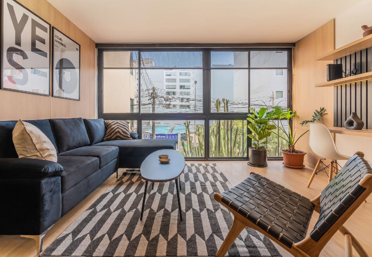 Sala del apartamento Vince City Geko en Miraflores