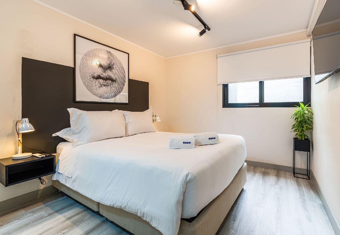 Habitación principal del apartamento Crocco Geko en San Isidro