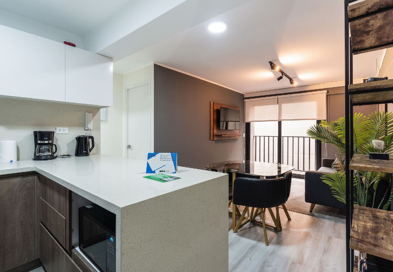 Cocina del apartamento Crocco Geko en San Isidro