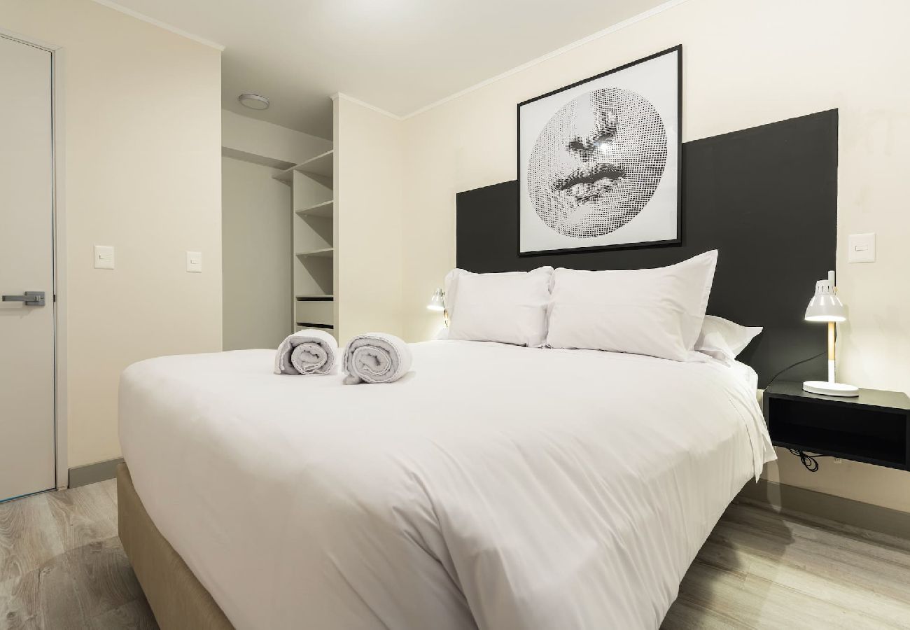 Habitación principal del apartamento Crocco Geko en San Isidro