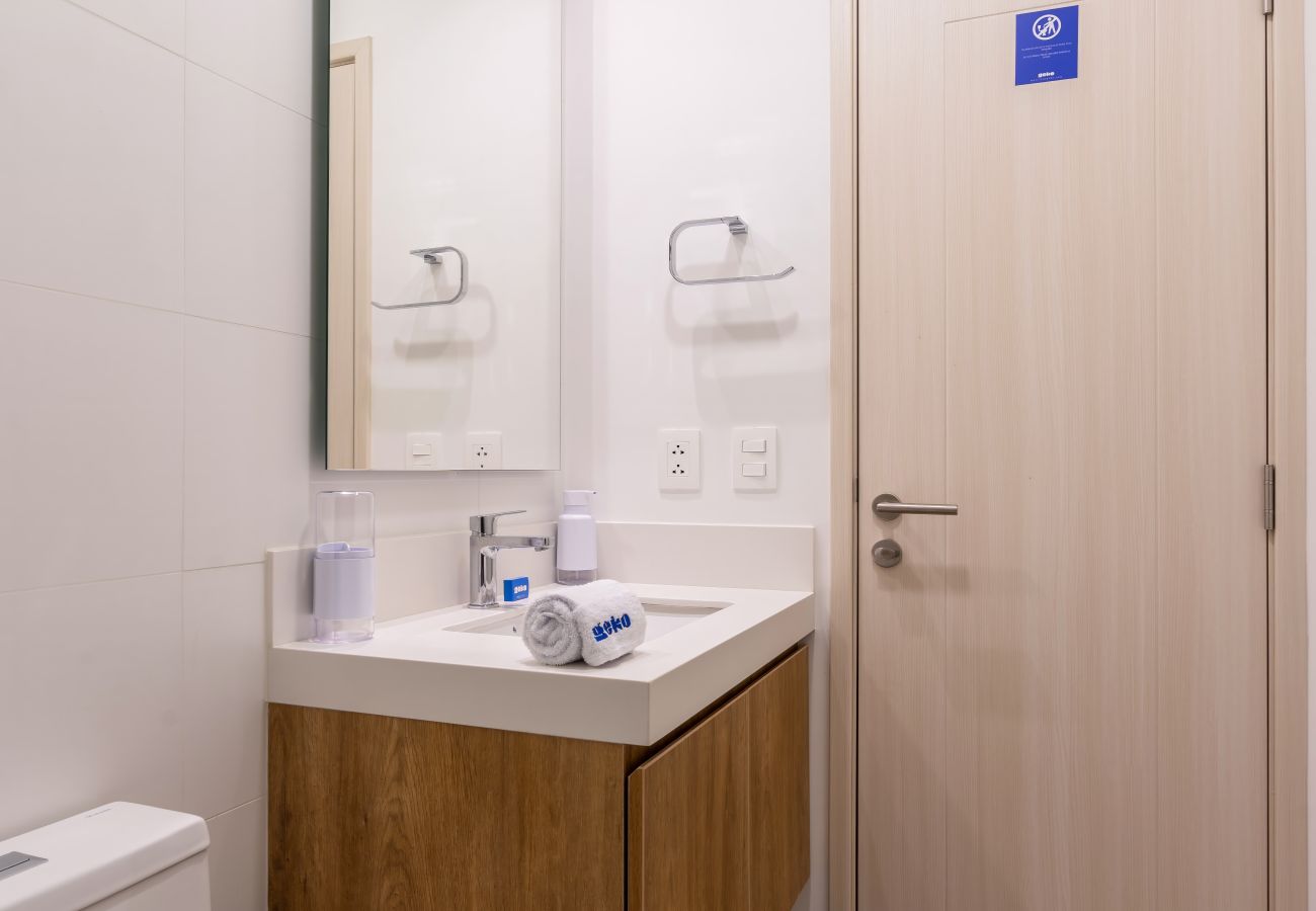 Baño del apartamento Zaboo Geko en Miraflores