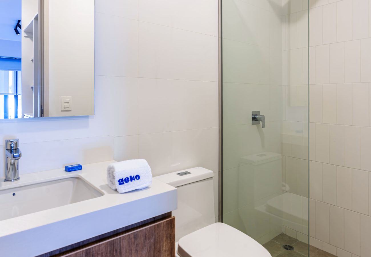 Baño del apartamento Makumba Geko en Miraflores