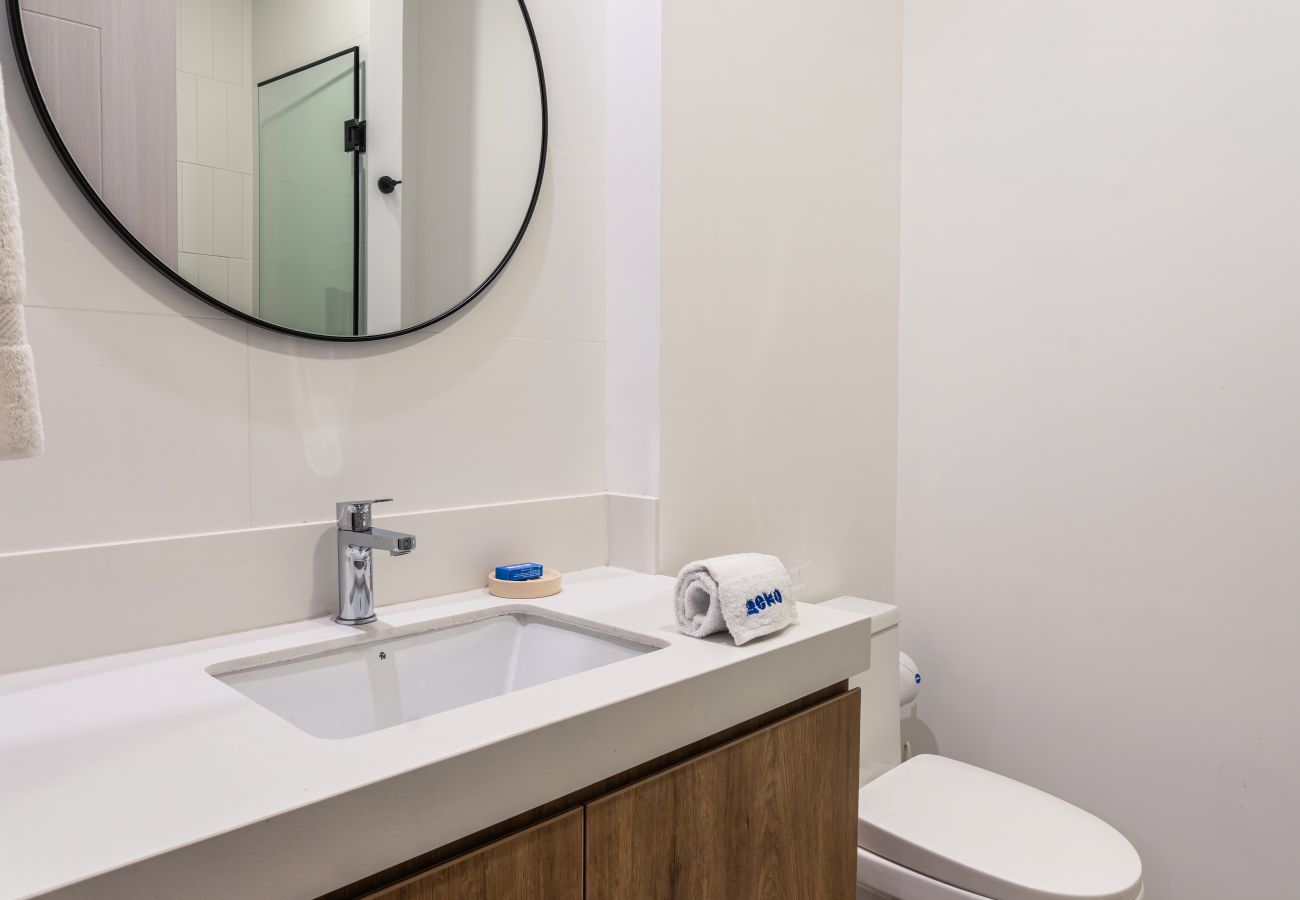 Baño del apartamento Solaris Geko en Miraflores