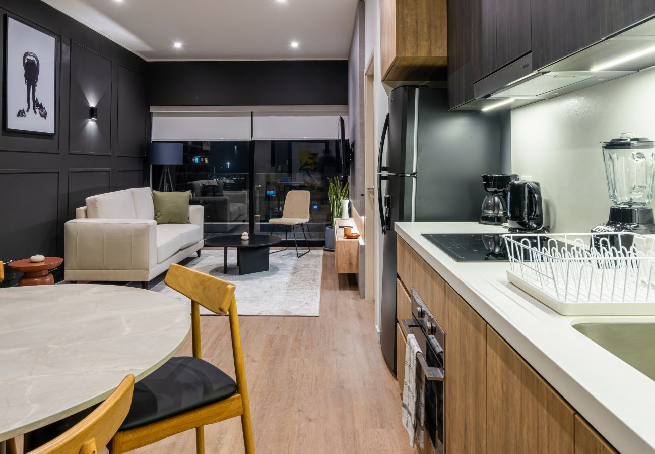 Cocina del apartamento Solaris Geko en Miraflores