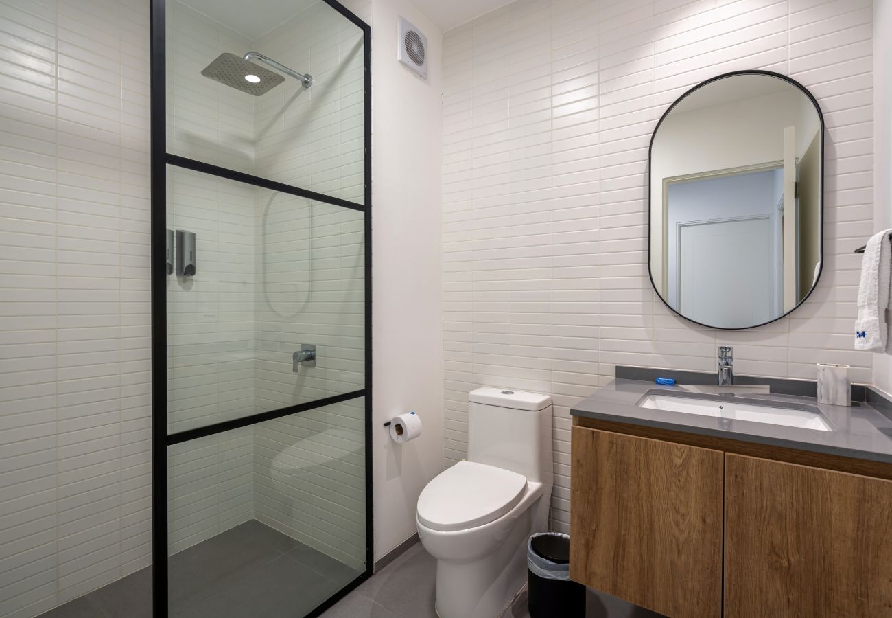 Baño del apartamento Blossom Geko en Miraflores