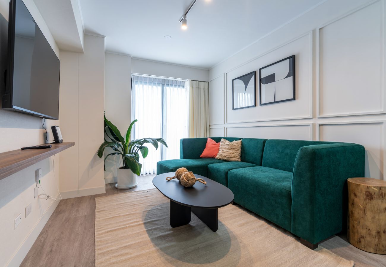 Sala del apartamento Greenfield Geko en Miraflores